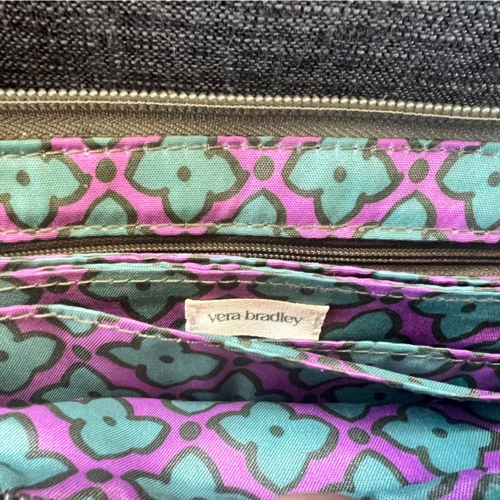 NWT Vera Bradley Essential Trio Clutch. Deep Lichen Green. Ultralight fabric - Picture 9 of 10